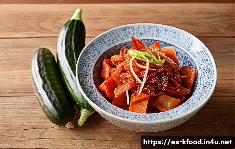 한식 김치 종류와 영양 정보 관련 이미지 1